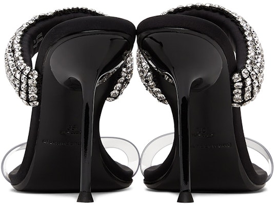 (W) Sandalias Negras con Cristales y Tiras Transparentes de Alexander Wang 30421S002001 Purchase (W) Sandalias Negras con Cristales y Tiras Transparentes de Alexander Wang 30421S002001
