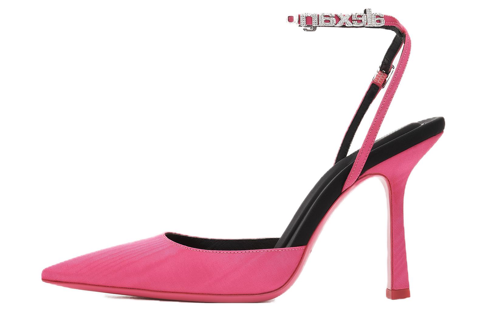 (Women) Alexander Wang Crystal Embellished Stiletto 'Pink' 30123P002650