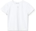 Order (W) Alexander Wang Camiseta de Punto con Logo de Cristal Blanca 4CC3211275-100