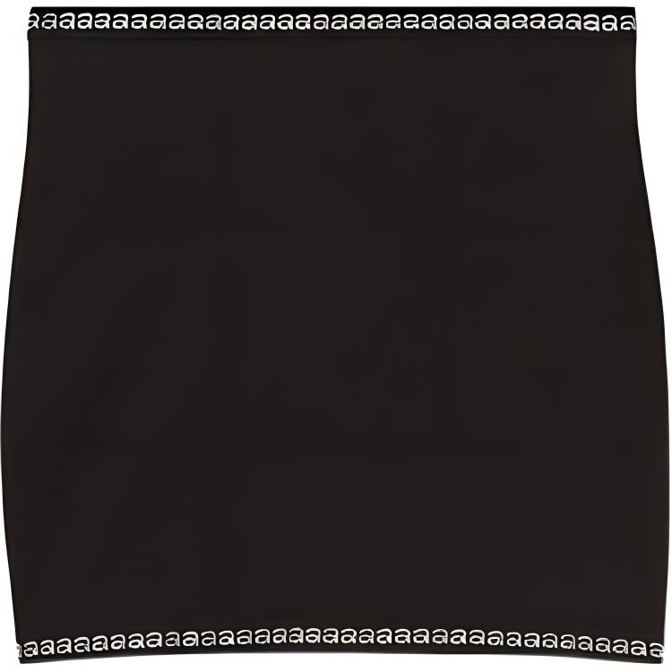 (Women) Alexander Wang Crystallized Nylon Mid-Rise Casual Skirt Women - Black. 1KC2235009-001