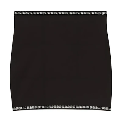 (Women) Alexander Wang Crystallized Nylon Mid-Rise Casual Skirt Women - Black. 1KC2235009-001