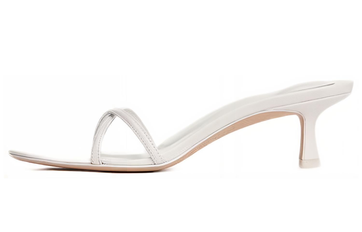 (W) Alexander Wang Dahlia 50 Sandal 'White Goat Skin'
