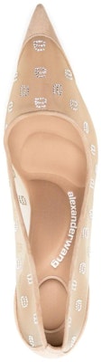 (W) Alexander Wang Delphine 'Tacones de Aguja Beige con Malla de Cristales' 30223P009928 Details for (W) Alexander Wang Delphine 'Tacones de Aguja Beige con Malla de Cristales' 30223P009928