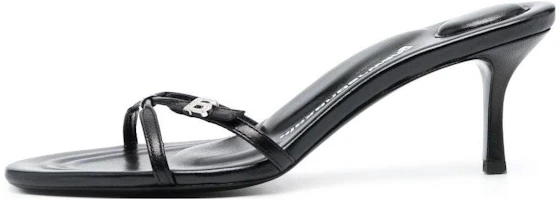 (Women) Alexander Wang Dhalia 47mm Leather Mules 'Black Stiletto' 30323S021001 (Women) Alexander Wang Dhalia 47mm Leather Mules 'Black Stiletto' 30323S021001