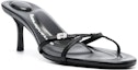 Lookbook (W) Alexander Wang Dhalia 47mm Kasut Kulit 'Black Stiletto' 30323S021001