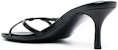 (W) Alexander Wang Dhalia 47mm Kasut Kulit 'Black Stiletto' 30323S021001