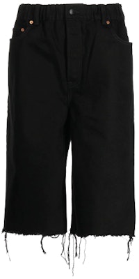 (W) アレキサンダーワン ディストレスト ブラック デニム ショーツ 4DC4214035-001 Order (W) アレキサンダーワン ディストレスト ブラック デニム ショーツ 4DC4214035-001