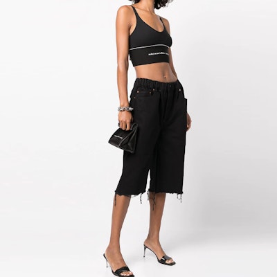 (W) アレキサンダーワン ディストレスト ブラック デニム ショーツ 4DC4214035-001 Lookbook (W) アレキサンダーワン ディストレスト ブラック デニム ショーツ 4DC4214035-001