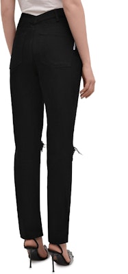 (Women) Alexander Wang Distressed High-Waisted Black Denim Jeans Women. 4DC2214929-001 Shop (Women) Alexander Wang Distressed High-Waisted Black Denim Jeans Women. 4DC2214929-001