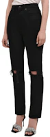 Purchase (W) Alexander Wang 做舊高腰黑色牛仔褲 女款 4DC2214929-001