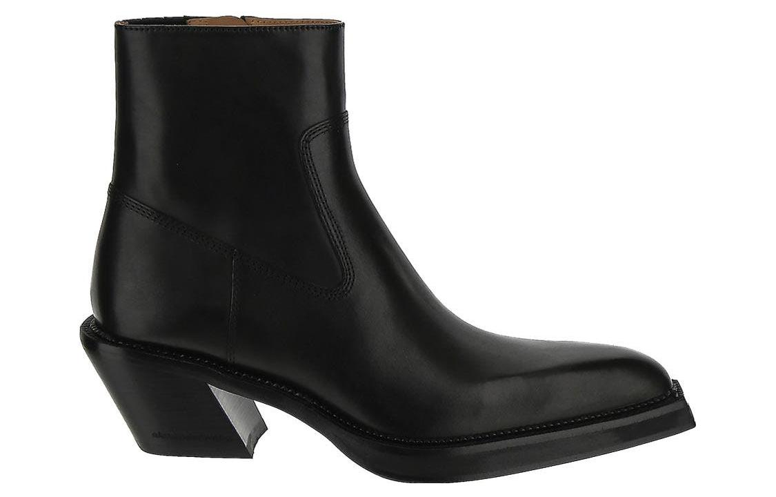 Order (W) 알렉산더 왕 도노반 블랙 레더 앵클 부츠 30322B024001