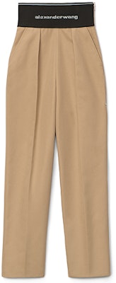 (W) アレキサンダーワン エラスティックウエスト ロゴ ストレッチカジュアルパンツ 1WC2214345-282 Buy (W) アレキサンダーワン エラスティックウエスト ロゴ ストレッチカジュアルパンツ 1WC2214345-282