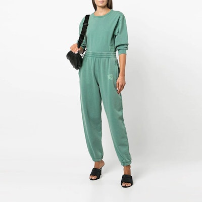 (Women) Alexander Wang Embossed Logo Crewneck Long Sleeve T-Shirt Women’s Green 4CC3211254-303 Lookbook (Women) Alexander Wang Embossed Logo Crewneck Long Sleeve T-Shirt Women’s Green 4CC3211254-303