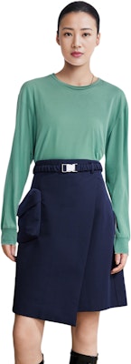 (Women) Alexander Wang Embossed Logo Crewneck Long Sleeve T-Shirt Women’s Green 4CC3211254-303 Cheap (Women) Alexander Wang Embossed Logo Crewneck Long Sleeve T-Shirt Women’s Green 4CC3211254-303