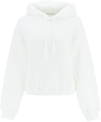 (W) 알렉산더 왕 엠보싱 로고 풀오버 후디 화이트. 4CC3222069-100-WHITE Buy (W) 알렉산더 왕 엠보싱 로고 풀오버 후디 화이트. 4CC3222069-100-WHITE