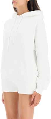 (W) 알렉산더 왕 엠보싱 로고 풀오버 후디 화이트. 4CC3222069-100-WHITE Purchase (W) 알렉산더 왕 엠보싱 로고 풀오버 후디 화이트. 4CC3222069-100-WHITE