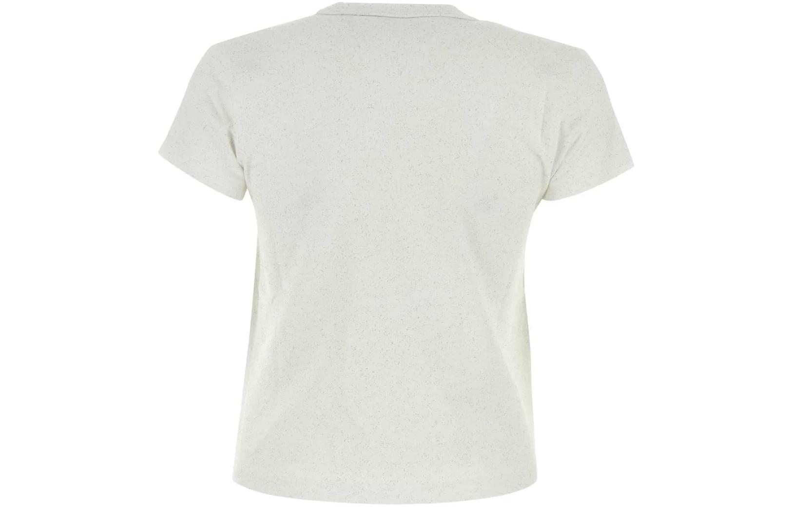 (Women) Alexander Wang Exclusive Logo Print Crewneck T-Shirt  White 1CC3231830-111 圖 3