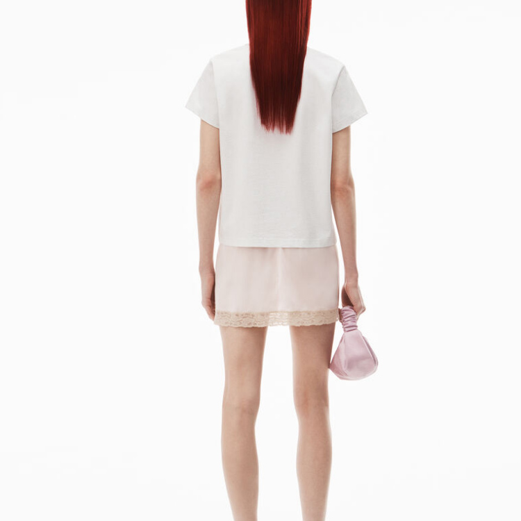 (Women) Alexander Wang Exclusive Logo Print Crewneck T-Shirt  White 1CC3231830-111 圖 6