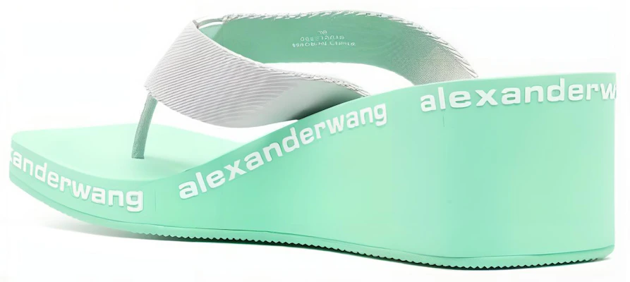 (W) Alexander Wang Fabric Wedge Fashion Slide 'Green Herringbone' Hijau-首页 30321S019132 Shop (W) Alexander Wang Fabric Wedge Fashion Slide 'Green Herringbone' Hijau-首页 30321S019132
