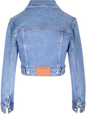 (Women) Alexander Wang Faded Button-Up Cropped Denim Jacket Women’s Blue Long Sleeve 4DC1242212-482A Lookbook (Women) Alexander Wang Faded Button-Up Cropped Denim Jacket Women’s Blue Long Sleeve 4DC1242212-482A