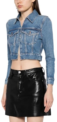(Women) Alexander Wang Faded Button-Up Cropped Denim Jacket Women’s Blue Long Sleeve 4DC1242212-482A Purchase (Women) Alexander Wang Faded Button-Up Cropped Denim Jacket Women’s Blue Long Sleeve 4DC1242212-482A