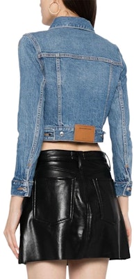(Women) Alexander Wang Faded Button-Up Cropped Denim Jacket Women’s Blue Long Sleeve 4DC1242212-482A Details for (Women) Alexander Wang Faded Button-Up Cropped Denim Jacket Women’s Blue Long Sleeve 4DC1242212-482A