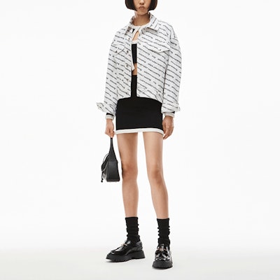 (W) Skirt Fesyen Alexander Wang 4KC1225012-965 Lookbook (W) Skirt Fesyen Alexander Wang 4KC1225012-965