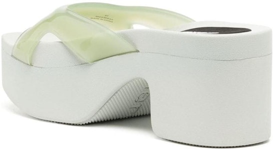 (W) 亚历山大·王白色露趾厚底高跟时尚拖鞋 30223F033078 Purchase (W) 亚历山大·王白色露趾厚底高跟时尚拖鞋 30223F033078