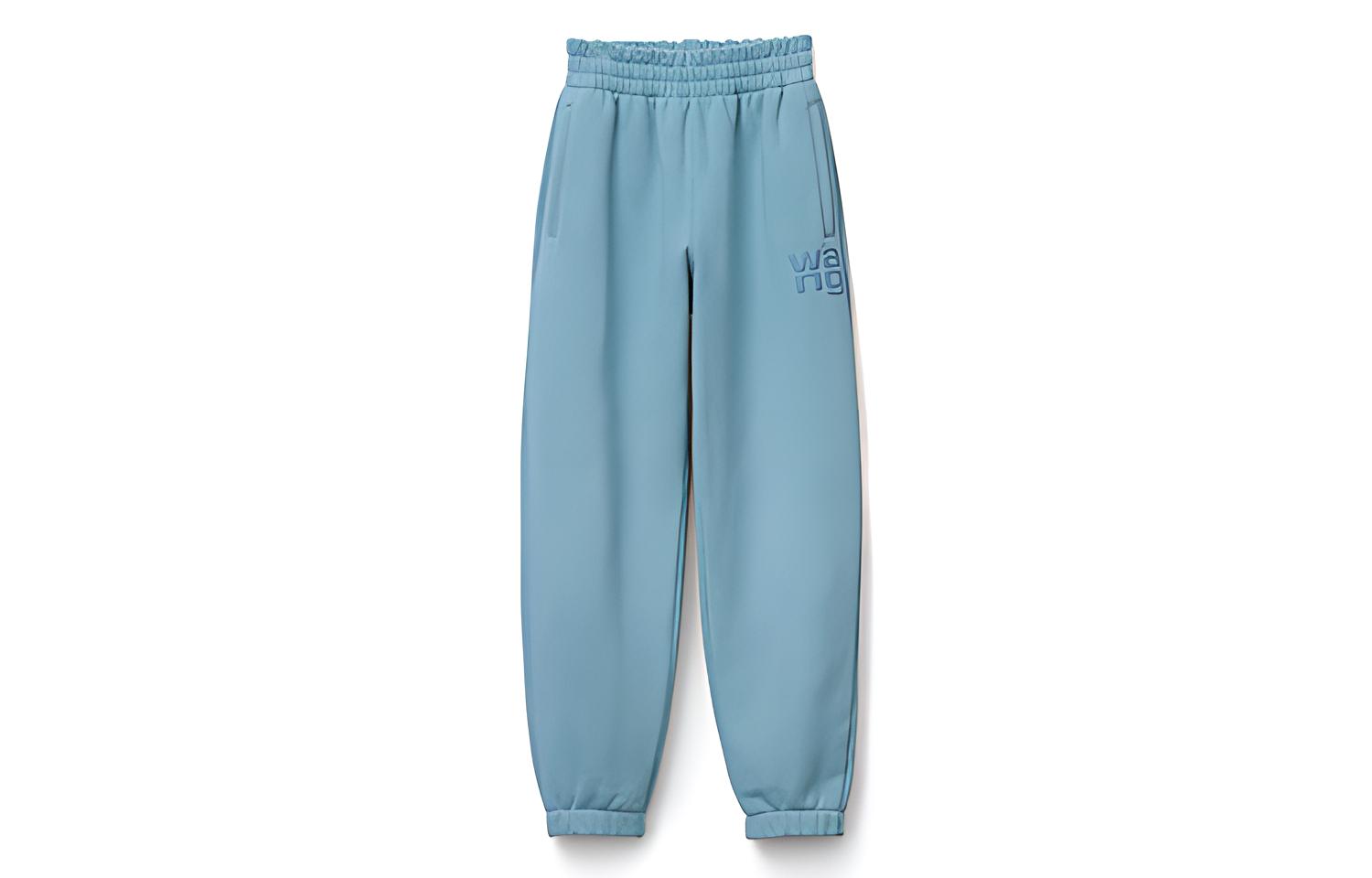 (Women) Alexander Wang Foundation Classic Logo Sweatpants Stone Blue 4CC1204061-451