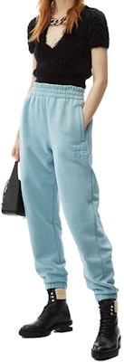 (Women) Alexander Wang Foundation Classic Logo Sweatpants Stone Blue 4CC1204061-451 Lookbook (Women) Alexander Wang Foundation Classic Logo Sweatpants Stone Blue 4CC1204061-451