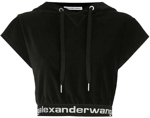 (W) 알렉산더왕 FW21 블랙 코듀로이 반팔 풀오버 스웻셔츠. 4CC1201106-001 Buy (W) 알렉산더왕 FW21 블랙 코듀로이 반팔 풀오버 스웻셔츠. 4CC1201106-001