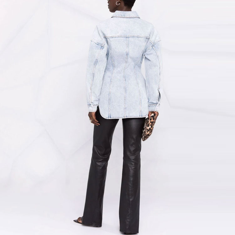 Shop (W) アレキサンダー ワン FW21 ブルーデニムジャケット 1WC3211474-270