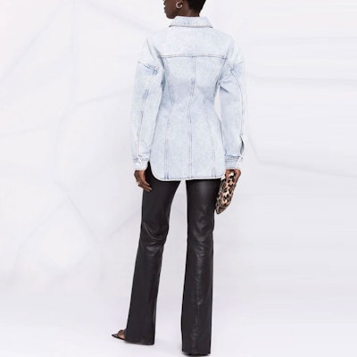 (W) アレキサンダー ワン FW21 ブルーデニムジャケット 1WC3211474-270 Shop (W) アレキサンダー ワン FW21 ブルーデニムジャケット 1WC3211474-270