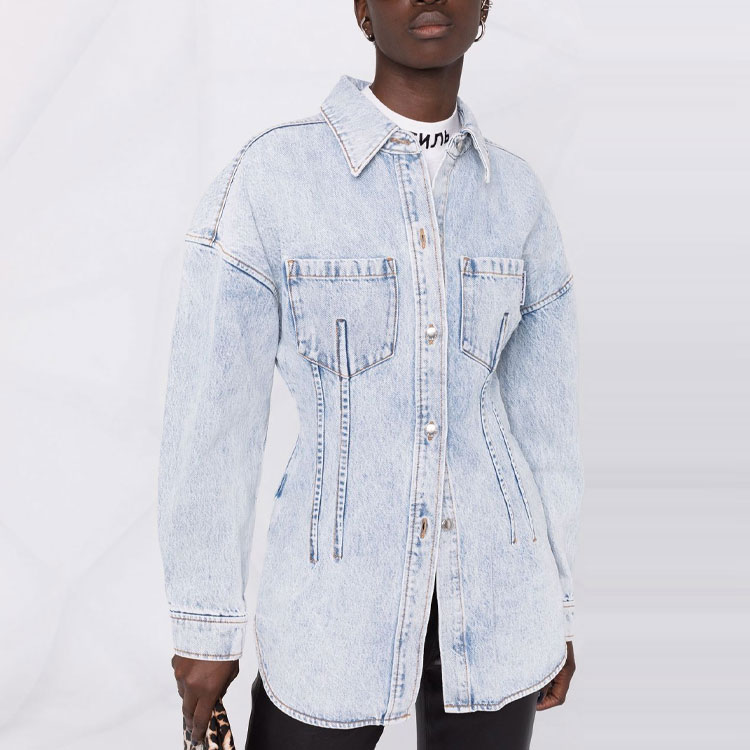 Details for (W) アレキサンダー ワン FW21 ブルーデニムジャケット 1WC3211474-270