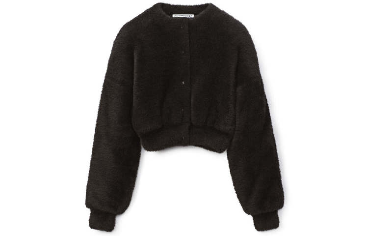 (Women) Alexander Wang FW21 Black Faux Fur Lined Long Sleeve Jacket 4KC4213025-001 圖 2