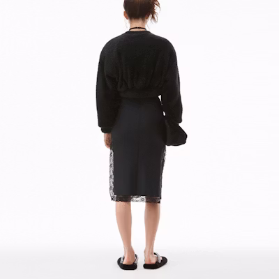 (W) 亚历山大王 2021秋冬黑色人造毛皮长袖夹克 4KC4213025-001 Purchase (W) 亚历山大王 2021秋冬黑色人造毛皮长袖夹克 4KC4213025-001