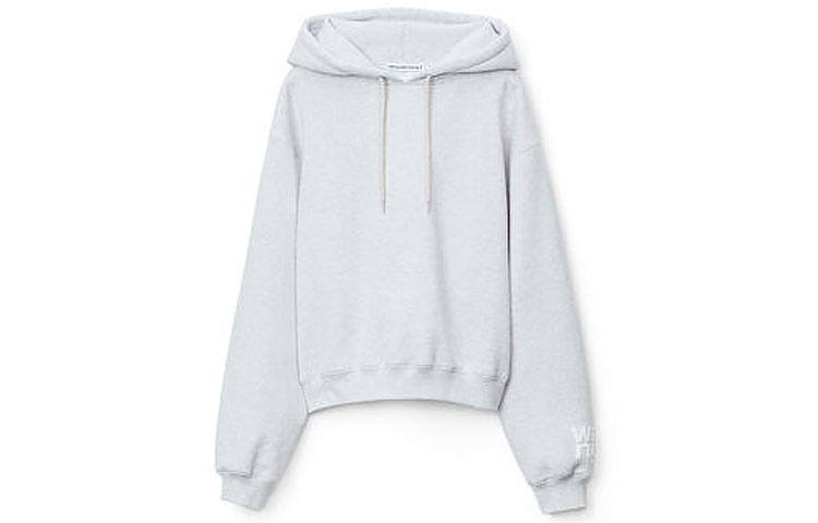 (Women) Alexander Wang FW21 Foam Logo Oversized Hoodie for Women - Grey 4CC3212053-050 圖 2