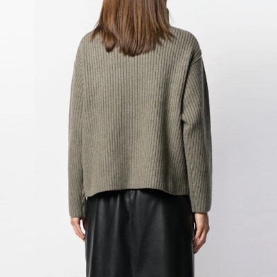 (W) 알렉산더 왕 FW21 하이 칼라 골지 울 스웨터 브라운 1KC2191043 Purchase (W) 알렉산더 왕 FW21 하이 칼라 골지 울 스웨터 브라운 1KC2191043