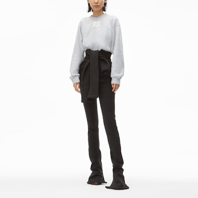 (W) アレキサンダーワン FW21 レイヤードロゴ フォームスウェットシャツ グレー 4CC3211285-050 Lookbook (W) アレキサンダーワン FW21 レイヤードロゴ フォームスウェットシャツ グレー 4CC3211285-050