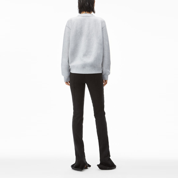 Shop (W) アレキサンダーワン FW21 レイヤードロゴ フォームスウェットシャツ グレー 4CC3211285-050