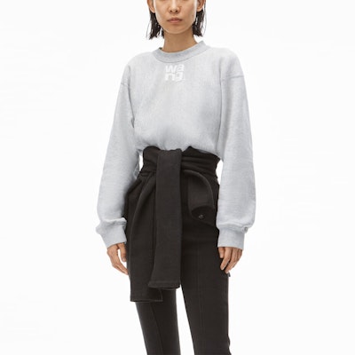 (W) アレキサンダーワン FW21 レイヤードロゴ フォームスウェットシャツ グレー 4CC3211285-050 Purchase (W) アレキサンダーワン FW21 レイヤードロゴ フォームスウェットシャツ グレー 4CC3211285-050