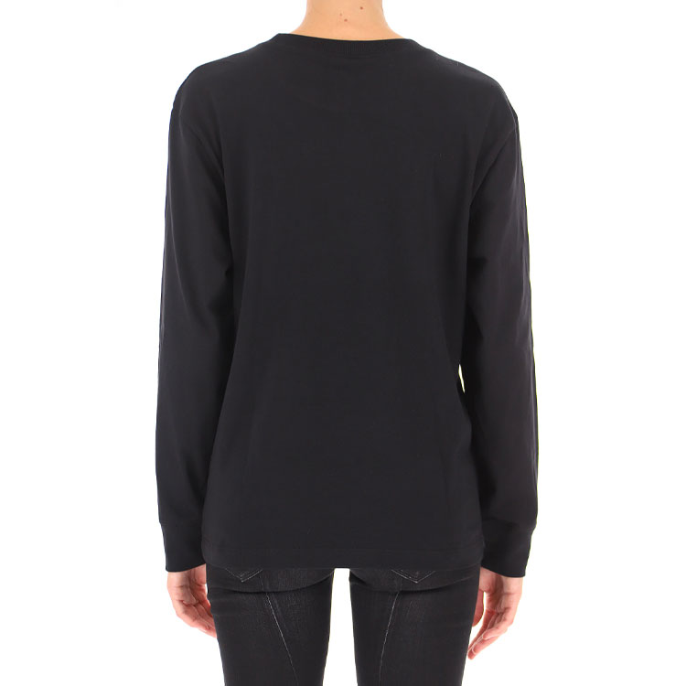 Shop (W) 亚历山大王FW21 logo长袖圆领卫衣黑色 4CC1201151-001