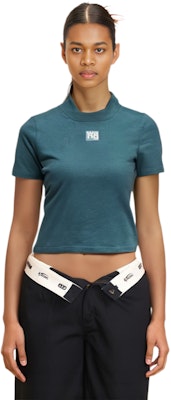 (W) Alexander Wang FW21 標誌針織修身高領上衣 冰藍色 4KC2191008-469 Purchase (W) Alexander Wang FW21 標誌針織修身高領上衣 冰藍色 4KC2191008-469