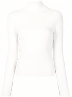 (Women) Alexander Wang FW21 Logo Trim Slim Fit Knit Top Women’s White 4KC4211035 (Women) Alexander Wang FW21 Logo Trim Slim Fit Knit Top Women’s White 4KC4211035