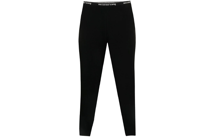 Order (Women) Alexander Wang FW21 Logo Waist Slim Fit Leggings Black 4KC2214077-001