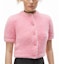 Purchase (Women) Alexander Wang FW21 Pink Faux Fur Short-Sleeve Jacket. 4KC4213026-671