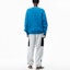 Shop (Women) Alexander Wang FW21 Ribbed Knit Cotton Pullover Sweater Blue UKC3211030-430