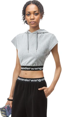 (W) 亞歷山大王 FW21 灰色燈芯絨短袖連帽衫 4CC1201106-030 Lookbook (W) 亞歷山大王 FW21 灰色燈芯絨短袖連帽衫 4CC1201106-030