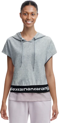 (W) 亞歷山大王 FW21 灰色燈芯絨短袖連帽衫 4CC1201106-030 Shop (W) 亞歷山大王 FW21 灰色燈芯絨短袖連帽衫 4CC1201106-030