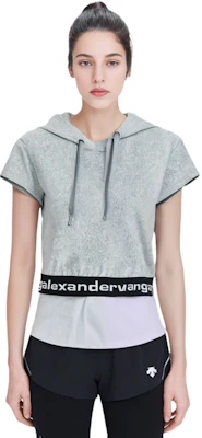 (W) 亞歷山大王 FW21 灰色燈芯絨短袖連帽衫 4CC1201106-030 Purchase (W) 亞歷山大王 FW21 灰色燈芯絨短袖連帽衫 4CC1201106-030